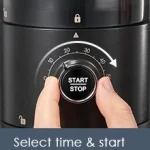 ALCOOK Electric Conical Burr Coffee Grinder, 42 Precise Grind Settings, One Touch with 50S Grinding, Easy to Clean, Matte Black - Image 5