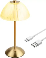 Table Lamp Wireless Touch Dimmable, LED Battery Table Lamp, USB Rechargeable Table Lamp, LED Table Lamp Dimmable, Bedside Lamp, Desk Lamp, Table Lamp for Living Room, Bedroom - Image 2