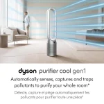 Dyson Purifier Cool Gen1 TP10 Air Purifying Fan with HEPA Filter (White/Silver) - Image 2