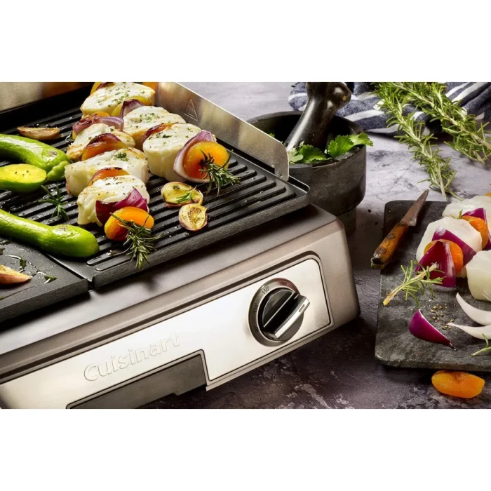 Cuisinart PL50E barbecue barbecues grill Tabletop, Black, Stainless steel, Rectangular - Image 4