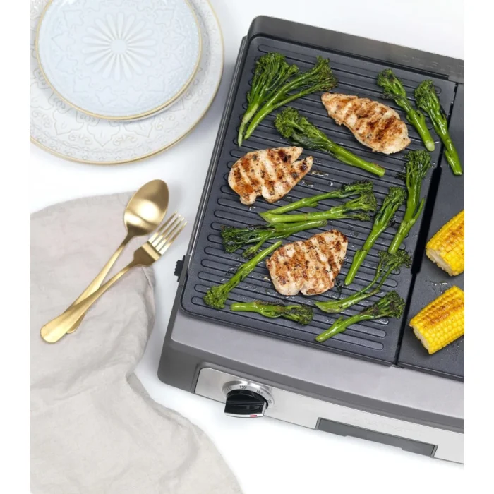 Cuisinart PL50E barbecue barbecues grill Tabletop, Black, Stainless steel, Rectangular - Image 5