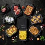 Black+Decker AerOfry 7 in 1 8L Digital Air Fryer with Window, 1700W, SAF80W - Image 6