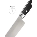 PICASO Western Cooking Knife, 10.6 inch Pro Kitchen Knife Forged from Japanese Molybdenum Vanadium steel, Ultra-sharp Classic Cooks Knife Balanced Ergonomic Handle & Sheath–Safe for Home Kitchen - Image 4
