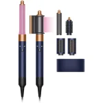 Dyson Airwrap Hair Styler HS05 Long (Prussian Blue/Copper) (Multi-functional Attachments, Perfect Alternatives to Curling Iron, Curling Wand & Blow Dryer Brush) - International Version