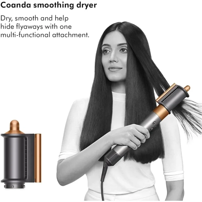 Dyson Airwrap Hair Styler HS05 Long (Prussian Blue/Copper) (Multi-functional Attachments, Perfect Alternatives to Curling Iron, Curling Wand & Blow Dryer Brush) - International Version - Image 3
