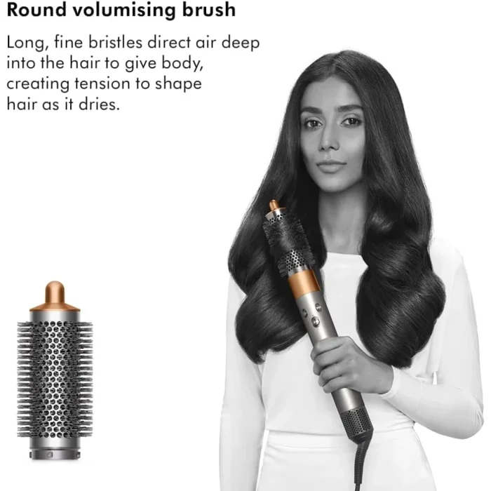 Dyson Airwrap Hair Styler HS05 Long (Prussian Blue/Copper) (Multi-functional Attachments, Perfect Alternatives to Curling Iron, Curling Wand & Blow Dryer Brush) - International Version - Image 4