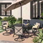 STYLE 4 Chairs 1 Table Set