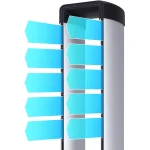 bar stool - 2 piece - grey - Image 2