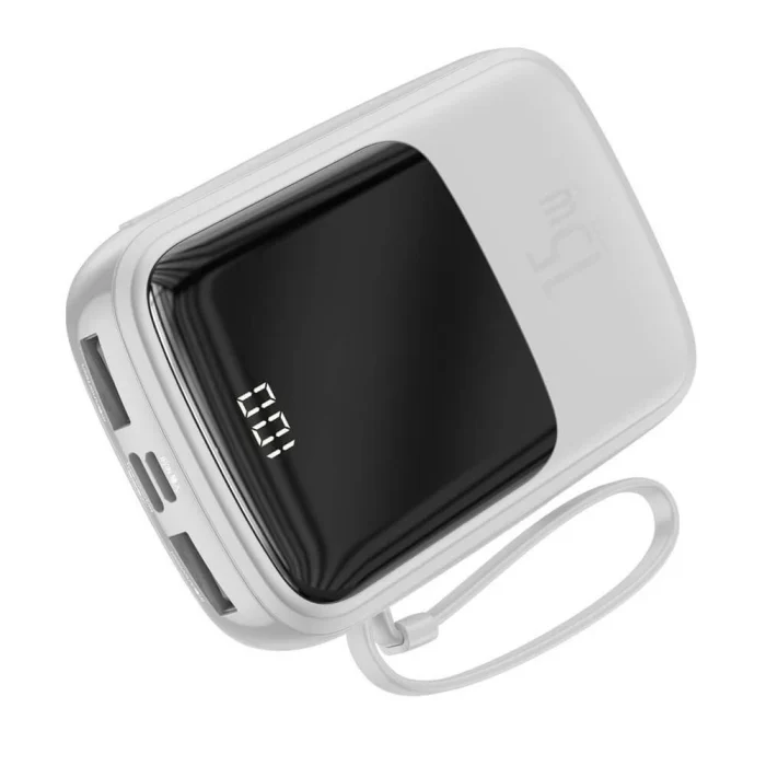 Baseus Qpow Digital Display Power bank with Lightning cable 15W 10000mAh - Image 3