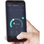 djive Flowmate Tower One Tower Fan with Alexa App and Control, Air Purifier with HEPA 12 Filter, Approx. 105 cm High, with Remote Control, 80° Oscillation, 35 W, Anthracite - Image 6