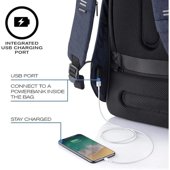 XD Design Bobby Hero Regular Anti-Theft Backpack USB - Image 4