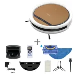 ZACO V5x Robot Vacuum Cleaner with Mop Function, App & Alexa Control, 8.1 cm Flat, Automatic Robot, 2-in-1 Wiping or Vacuuming, for Hard Floors, Fall Protection, with Charging Station, with WiFi - Image 3