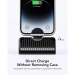 VRURC Mini Portable Charger for iPhone, 2 Packs Power Bank with Built in Cable Small Compact Cute Phone Battery Pack Compatible with iPhone 14/13/12/11/X/8/7/Pro/Max/AirPods Pro, 2 3500mAh Black - Image 4