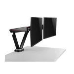Kogan Full Motion Spring-Assisted RGB Gaming Monitor Mount with USB Hub (Dual) Laptop Holder Combo 17" - 32" - Image 14