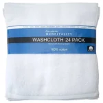 Grandeur Hospitality 100% Cotton Wash Cloths 24 Pack