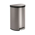 Kohler 45L Semi-Round Step Trash Can, Stainless Steel