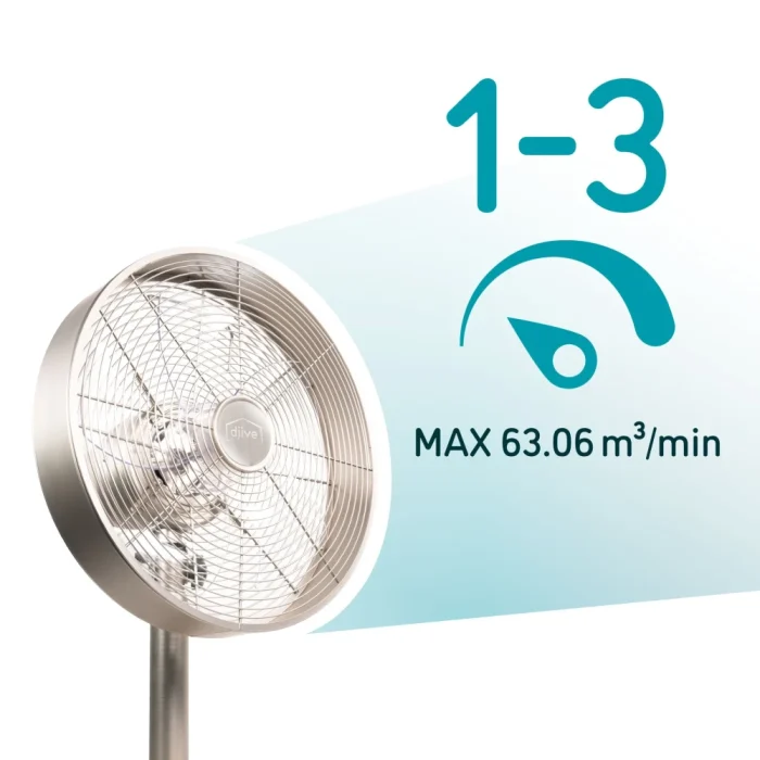 djive Flowmate Classic 120 Pedestal fan - Image 4