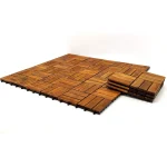 Family Ship Wooden Floor Tile 12 Pieces