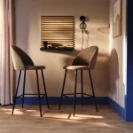 bar stool - 2-piece - olive green - Image 2