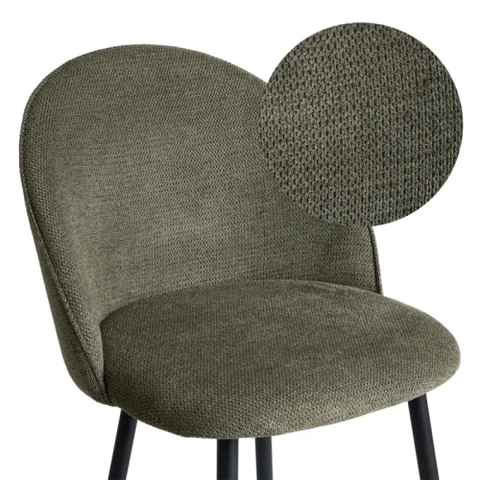 bar stool - 2-piece - olive green - Image 3