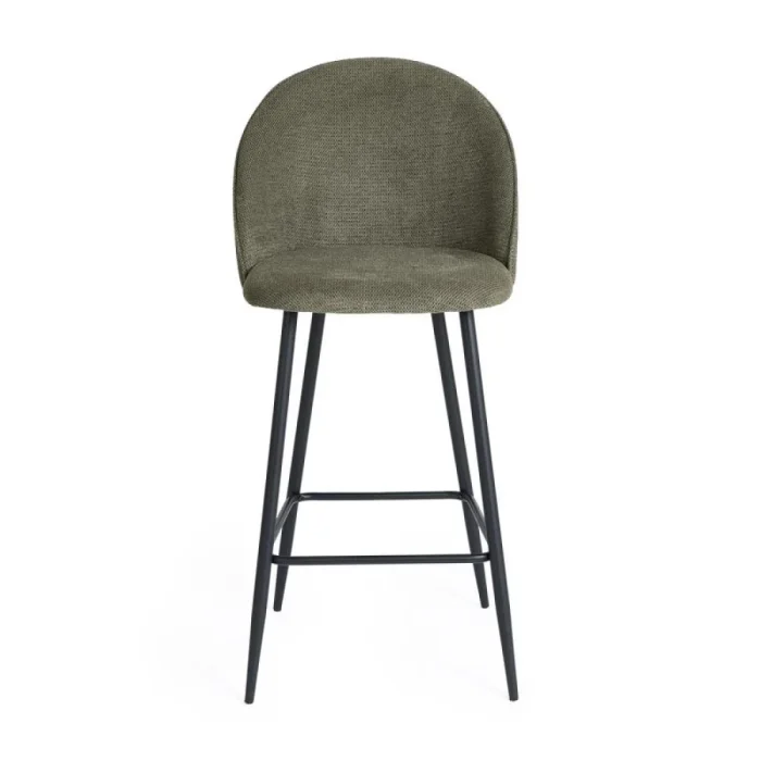 bar stool - 2-piece - olive green - Image 4