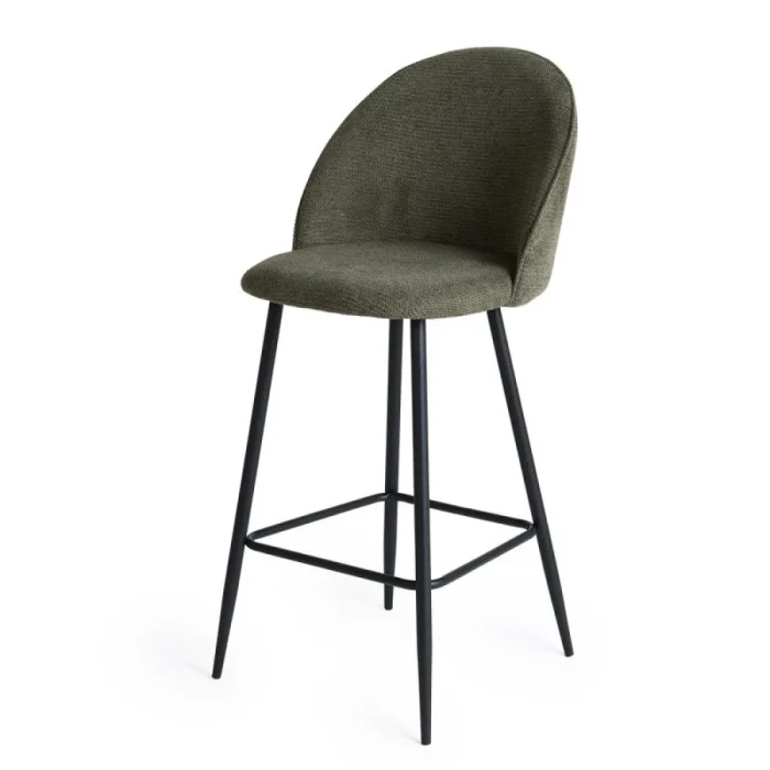 bar stool - 2-piece - olive green - Image 5