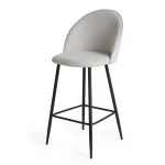 bar stool - 2 piece - grey - Image 4