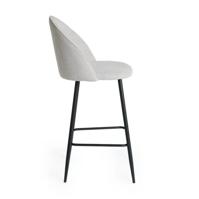 bar stool - 2 piece - grey - Image 5