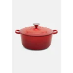 Cast Iron Casserole With Lid 24 cm, Red