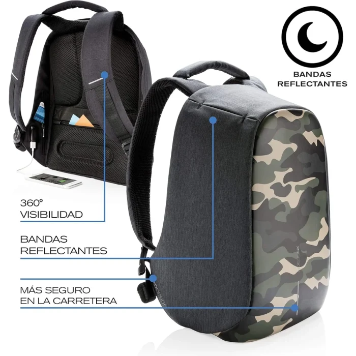 XDDESIGN Bobby Compact Print Anti-Theft Laptop Backpack - Image 7