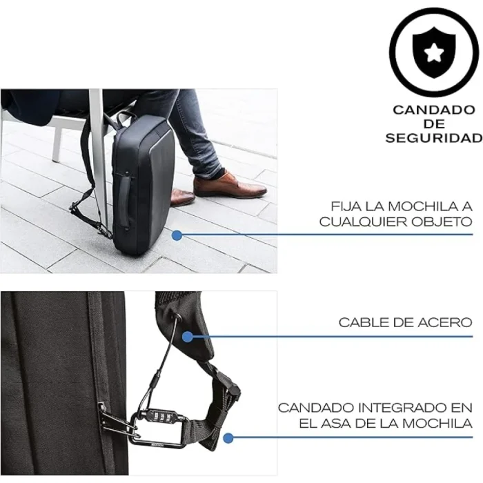 XDDESIGN Bobby Bizz Anti-Theft Laptop Backpack & Briefcase - Image 4