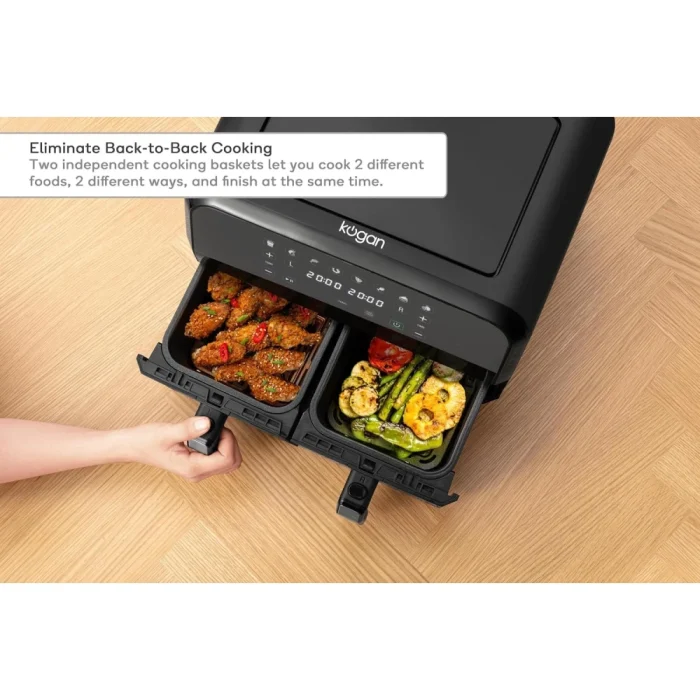 Kogan 8L XXL Digital Dual Zone Air Fryer - Image 6