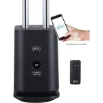 djive Flowmate Tower One Tower Fan with Alexa App and Control, Air Purifier with HEPA 12 Filter, Approx. 105 cm High, with Remote Control, 80° Oscillation, 35 W, Anthracite - Image 2