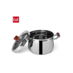 C&E 304 Stainless Steel Soup Pot, Multi-Functional Cooking Rice Pot For Home Use, With Steaming - Image 3