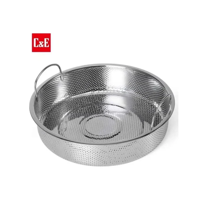 C&E 304 Stainless Steel Soup Pot, Multi-Functional Cooking Rice Pot For Home Use, With Steaming - Image 6