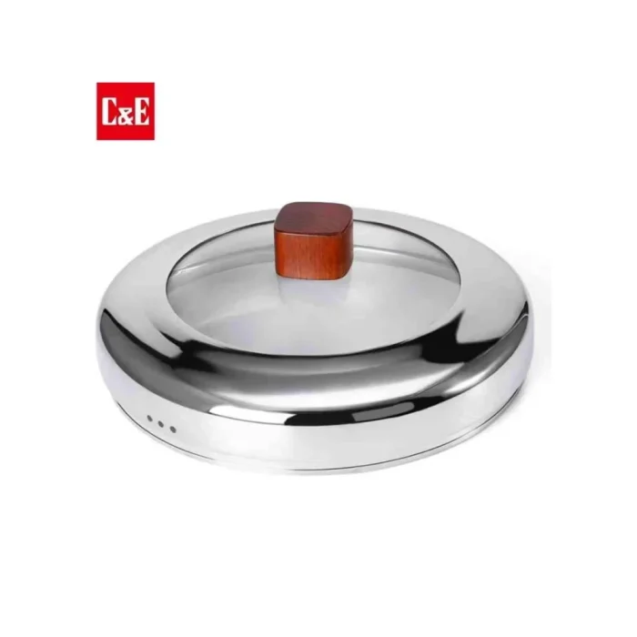 C&E 304 Stainless Steel Soup Pot, Multi-Functional Cooking Rice Pot For Home Use, With Steaming - Image 7