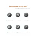 C&E 304 Stainless Steel Soup Pot, Multi-Functional Cooking Rice Pot For Home Use, With Steaming - Image 9