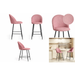 Bar stool – 2 piece – smokey rose - Image 2