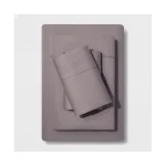 Full 500 Thread Count Tri-Ease Herringbone Sheet Set Gray