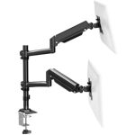 Kogan Full Motion Gas Spring Dual Stacking Monitor Arm for 17"- 32"