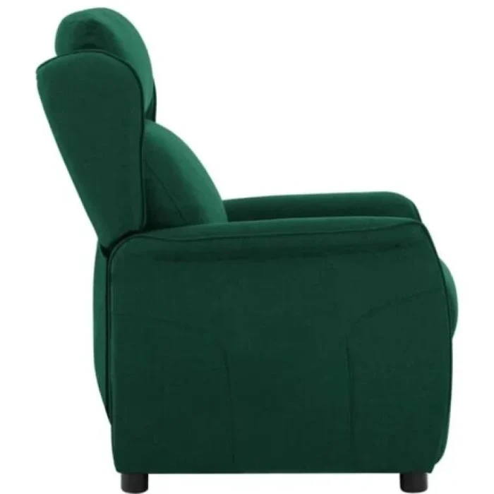 Recliner Chair Dark green 67.5 x 93.5 x 101.5 cm Fabric vidaXL - Image 3