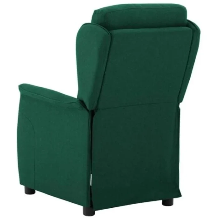 Recliner Chair Dark green 67.5 x 93.5 x 101.5 cm Fabric vidaXL - Image 4