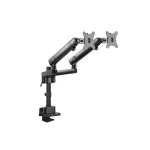 Kogan Full Motion Spring-Assisted Height Adjustable Dual Monitor Mount Pro Laptop Holder Combo 17" - 32" - Image 5