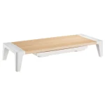 Kogan Wood Top Monitor & Laptop Stand with USB 3.0 Hub and Qi Charger