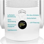 Djive Flowmate ARC Casual 2in1, white - Fan and air purifier(DJ50022) - Image 5