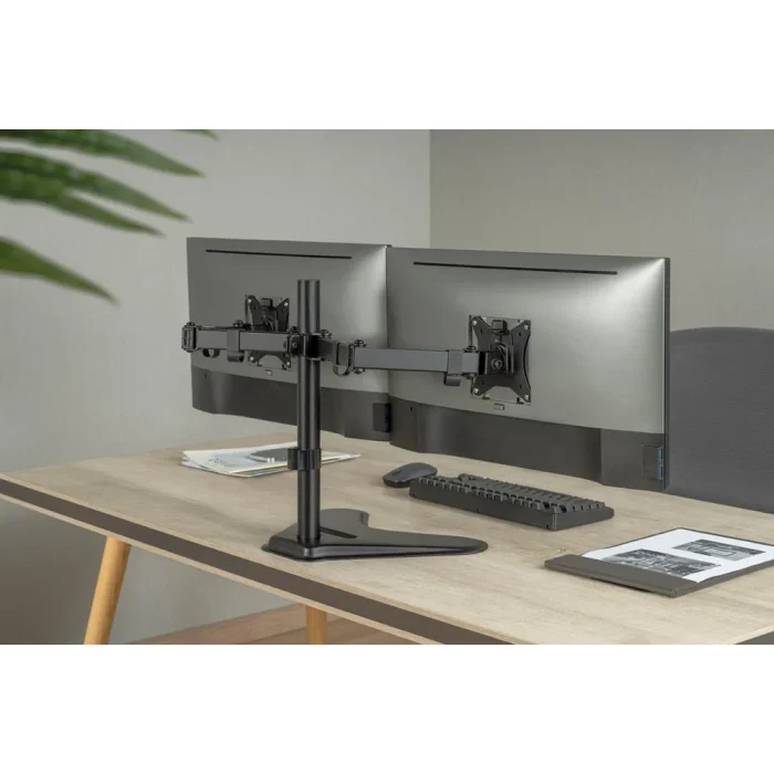 Kogan Articulating Freestanding Dual Monitor Stand for 17" - 32" Monitors - KAMMFS12DB - Image 4