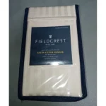 Fieldcrest Sateen Satin Stitch Damask 2 Queen Pillowcases - Image 2