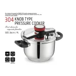 C&E Stainless Steel 304 Knob Type Pressure Cooker 26cm 9L