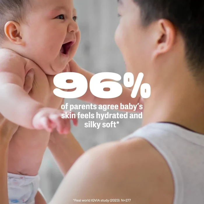 Cetaphil Baby Daily Lotion with Shea Butter, Face & Body Moisturizer, For Delicate and Sensitive Skin, Unscented, 300ml - Image 3