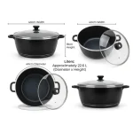 VOGATI COOKING POT 40CM 22.6 LITERS - Image 2